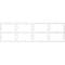 Ekena Millwork Set of Four Panels for 94 1/2"W x 28 1/4"H Fleming Fretwork Wainscot Wall Paneling WPKP14X01X47FMG - alternate 5